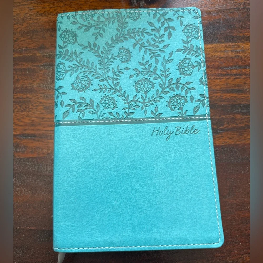 KJV Holy Bible Teal Leathersoft imitation leather New